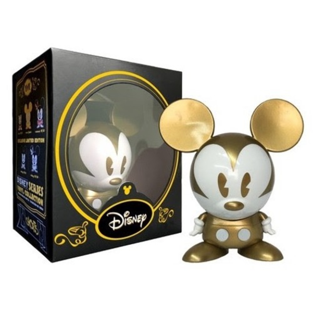 Disney Mickey Mouse Icon Gold Vinyl Figure Shorts Series Fan Expo Exclusive 90th